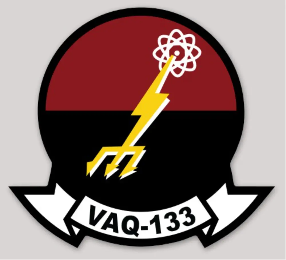Officially Licensed Us Navy Vaq-133 Wizards Squadron Sticker 1