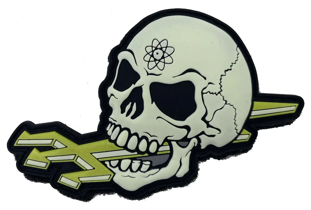 Vaq-133 Wizards Skull Pvc Patch 1