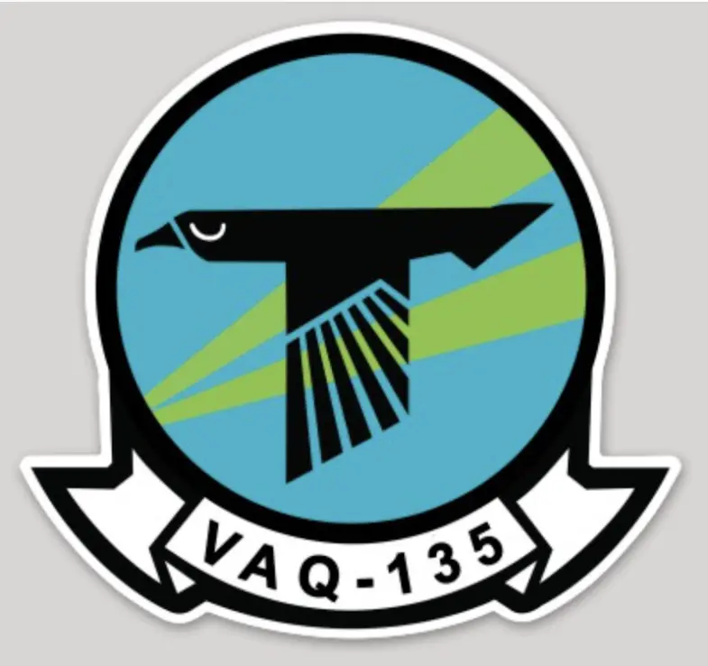 Vaq-135 Black Ravens Sticker 1