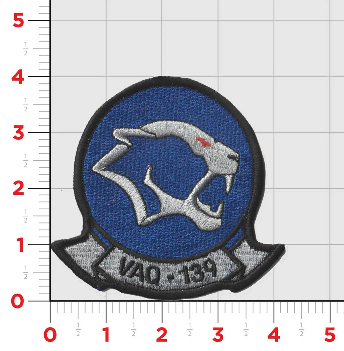 Officially Licensed Us Navy Vaq-139 Cougars Chest Patch 1