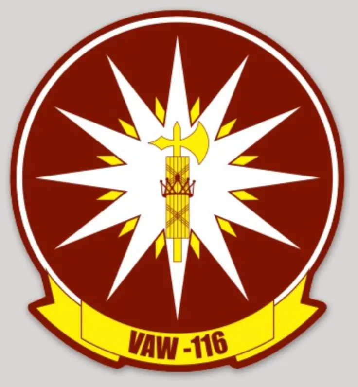 Officially Licensed Us Navy Vaw-116 Sun Kings Squadron Sticker 1