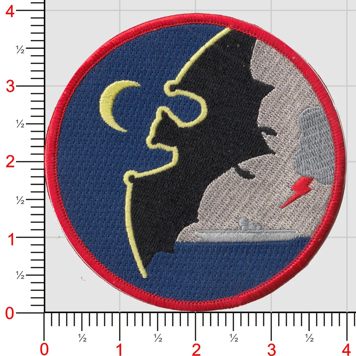 Officially Licensed Us Navy Vaw-12 Bats Patch 1