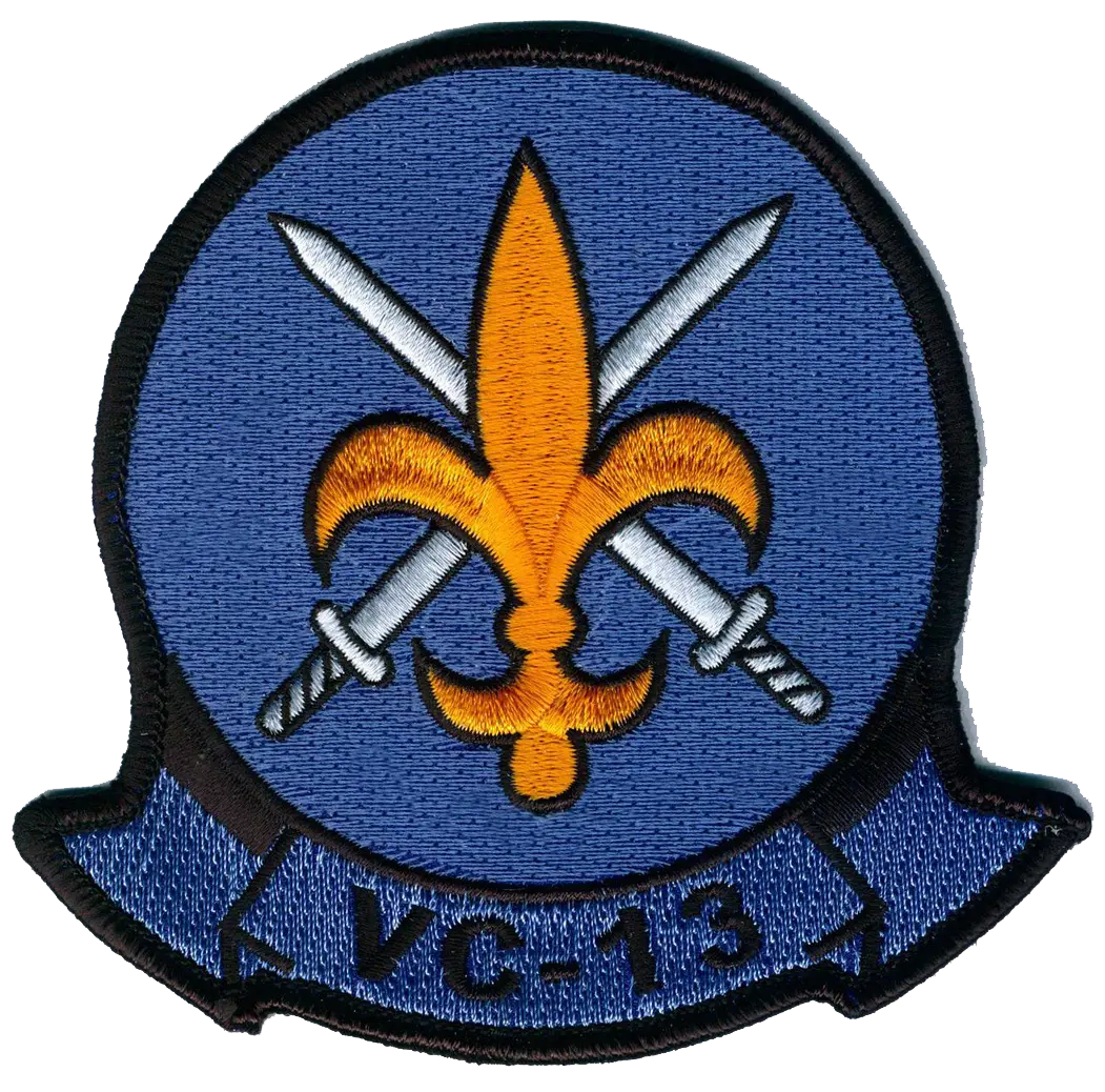 Officially Licensed Us Navy Flecompron Vc-13 Saints Patch 1
