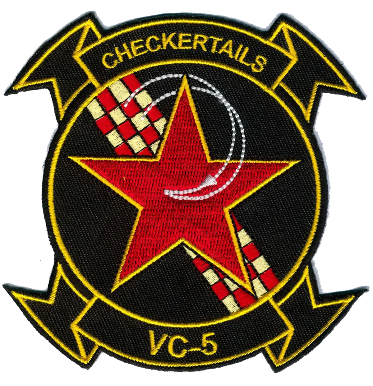 Officially Licensed Us Navy Vc-5 Checkertails Patch 1