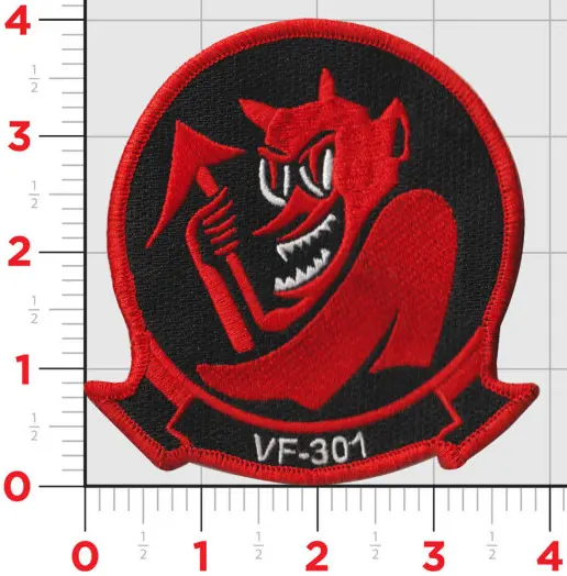 Officially Licensed Us Navy Vf-301 Devil's Disciples Patch 1