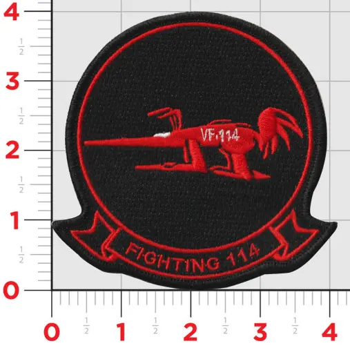 Officially Licensed Us Navy Vf-114 Aardvarks Patch 1