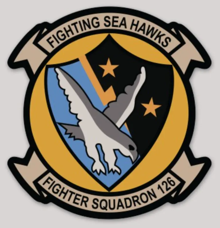 Officially Licensed Us Navy Vf-126 Fighting Sea Hawks Squadron Sticker 1