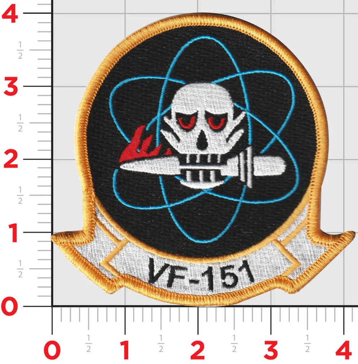 Officially Licensed Us Navy Vf-151 Vigilantes (F-4 Phantom) Patch 1