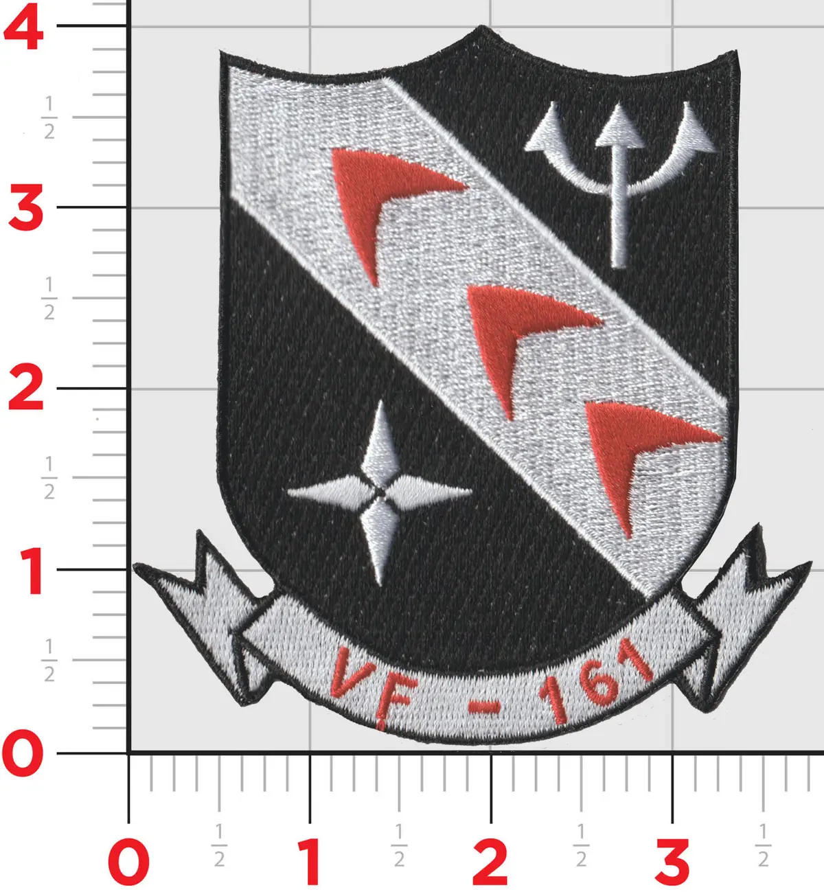 Officially Licensed Us Navy Vf-161 Chargers (F-4 Phantom) Patch 1
