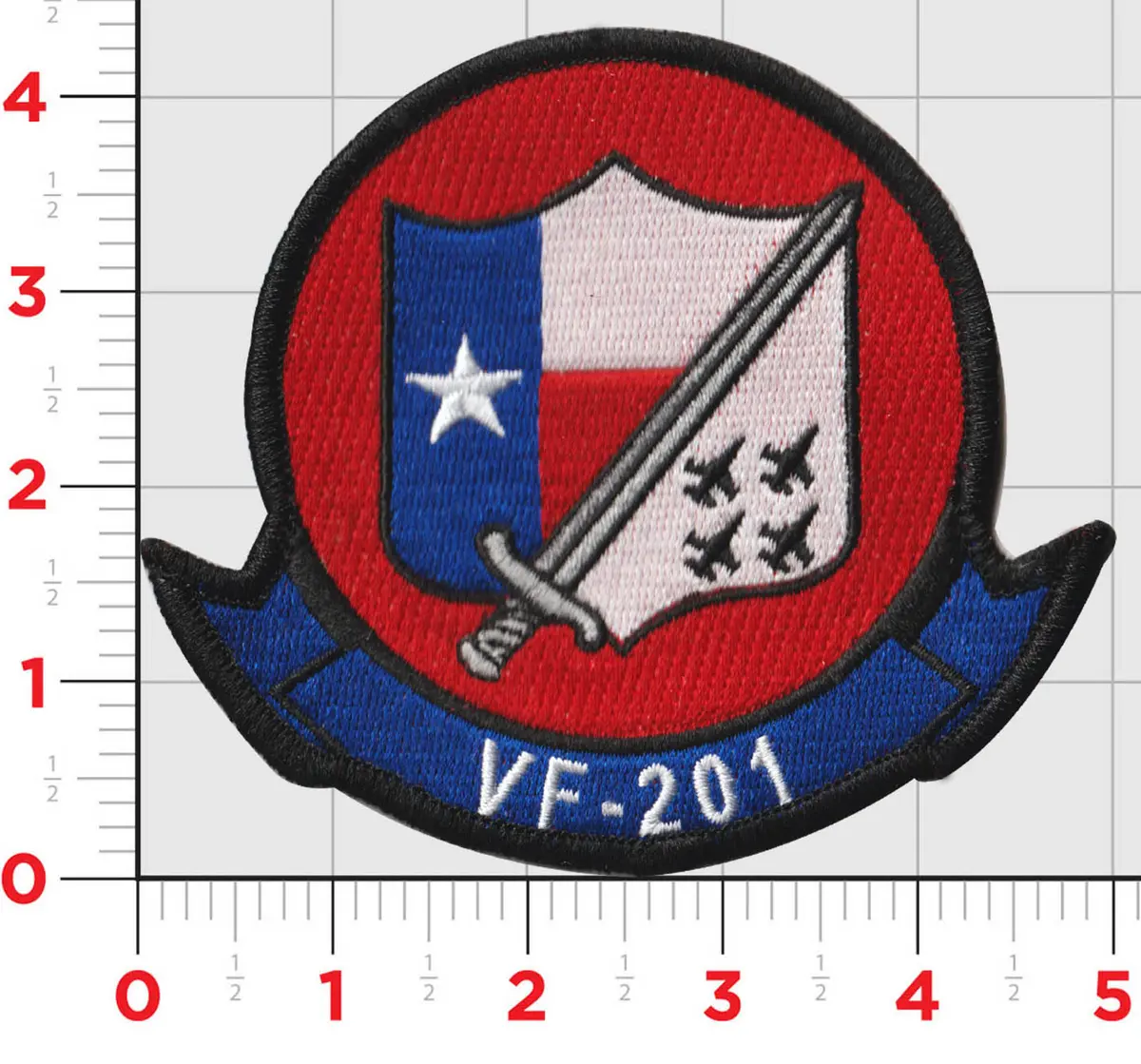Officially Licensed Us Navy Vf-201 Hunters Patch 1