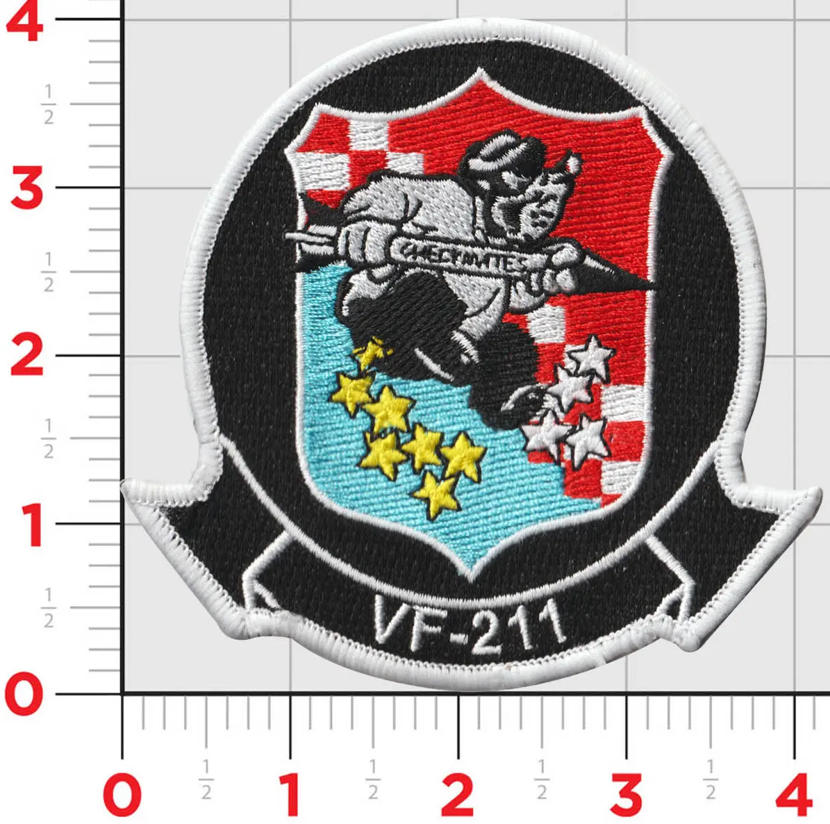 Officially Licensed Us Navy Vf-211 Checkmates Patch 1