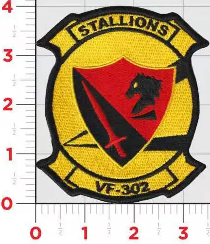 Officially Licensed Us Navy Vf-302 Stallions Patch 1