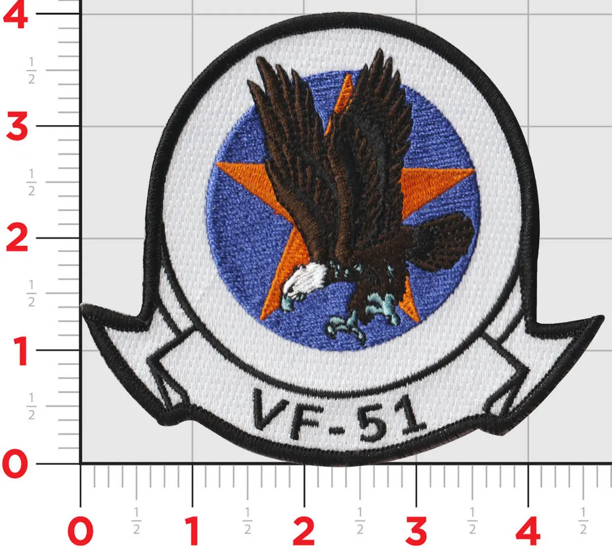 Officially Licensed Us Navy Vf-51 Screaming Eagles Patch 1