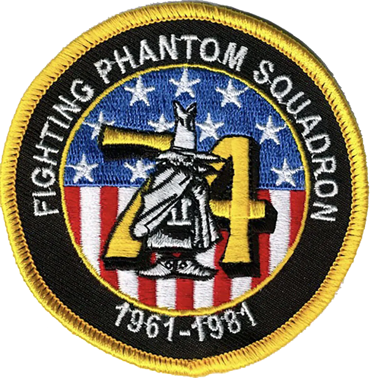 Official Vf-74 Be-Devilers F-4 Phantom Spooky Patch 1