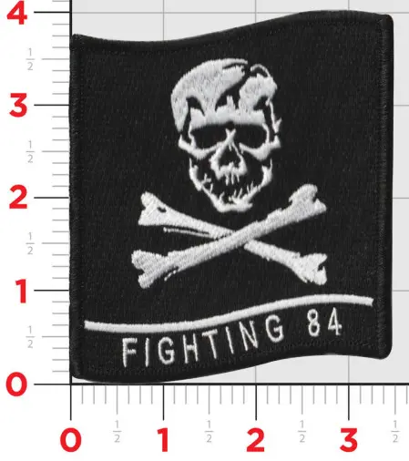 Officially Licensed Us Navy Vf-84 Jolly Rogers Patch 1