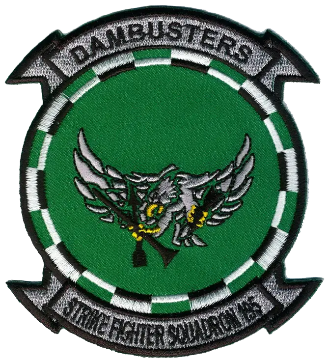 Officially Licensed Us Navy Vfa-195 Dambusters Patch 1