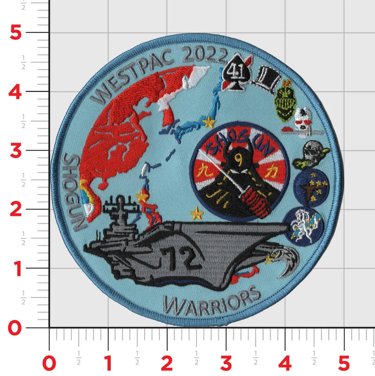 Vfa-41 Black Aces Westpac 2022 Cruise Patch 1