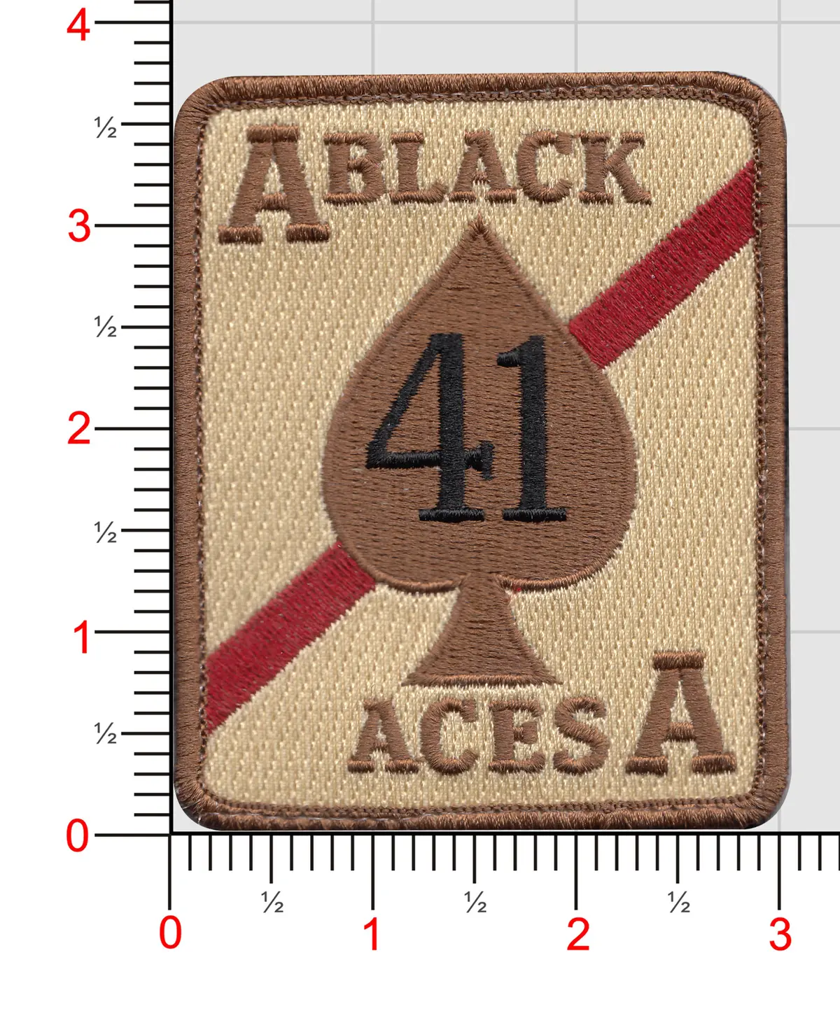 Authentic Licensed US Navy VFA-41 Black Aces Embroidered Squadron Patch - Image 3