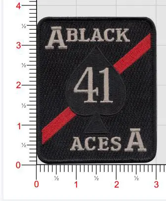 Officially Licensed Us Navy Vf-41 / Vfa-41 Black Aces Squadron Patches 4