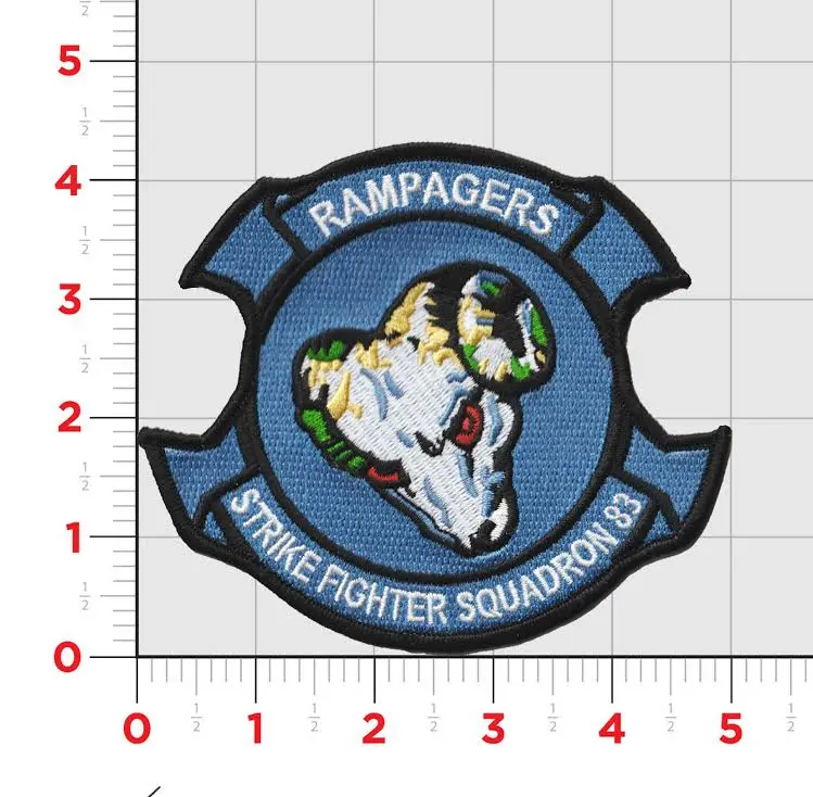 Officially Licensed Us Navy Vfa-83 Rampagers Squadron Patch 1