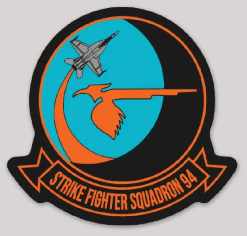 Officially Licensed Us Navy Vfa-94 Shrikes Squadron Stickers 1