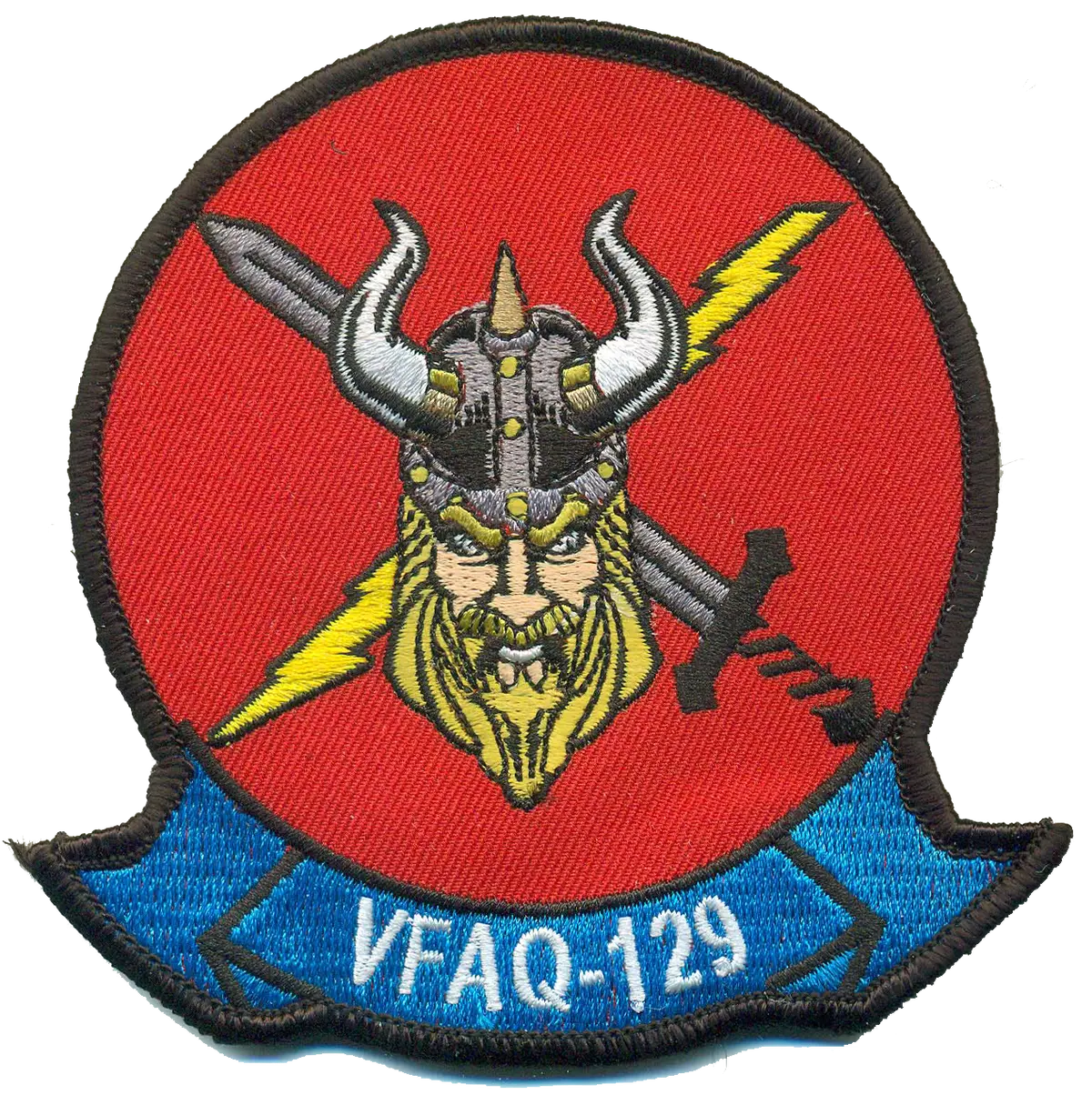 Official Us Navy Vfaq-129 Vikings Patch 1