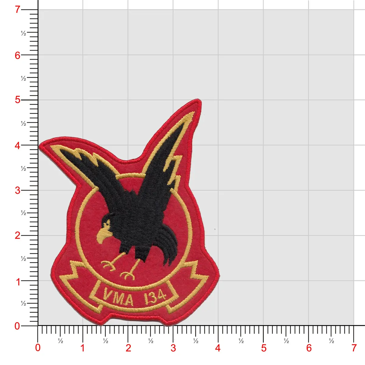 Officially Licensed Usmc Vma-134 Skyhawks Squadron Patch 2