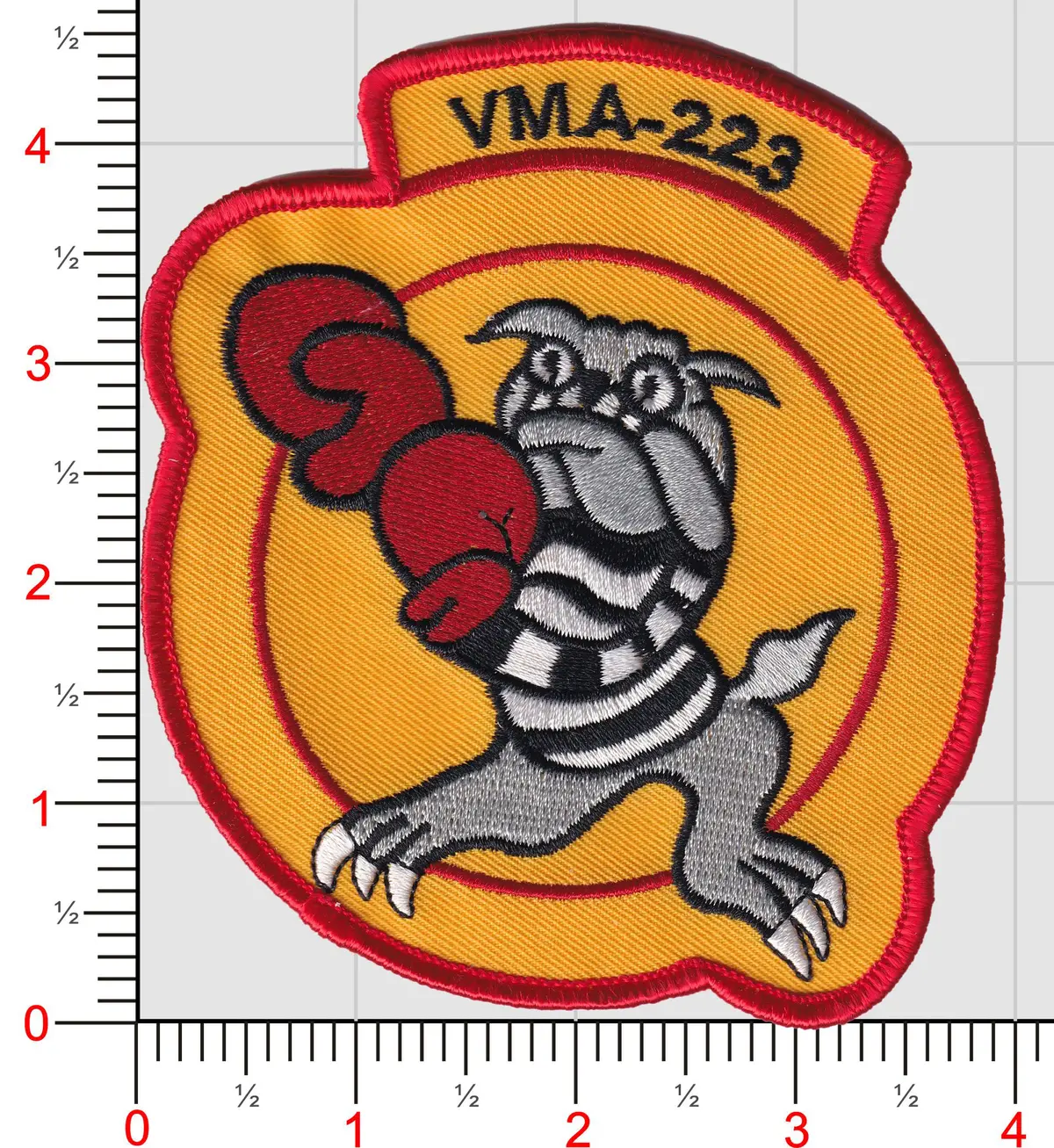 Officially Licensed Usmc Vma-223 Bulldogs Original Design Patch 1