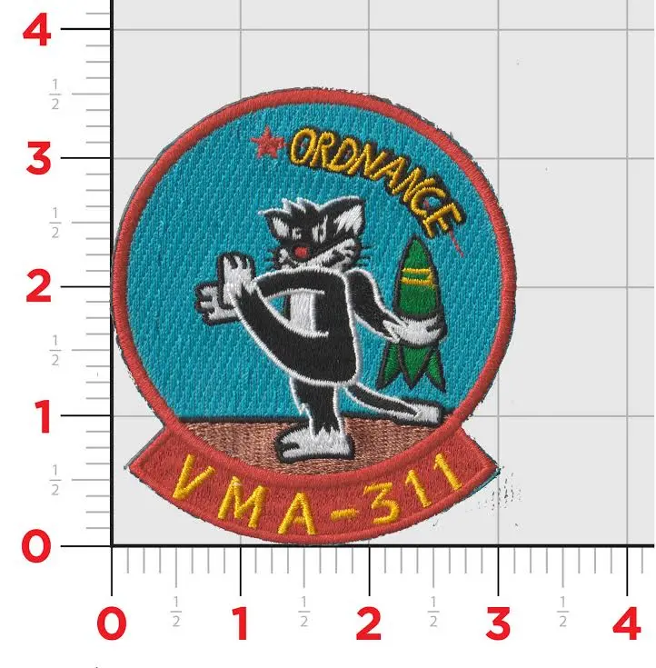 Vma-311 Tomcats Ordnance Patch 1