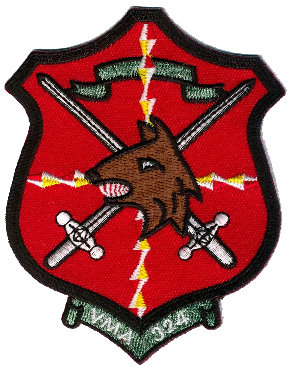 Officially Licensed Usmc Vma-324 Devil Dogs Patch 1