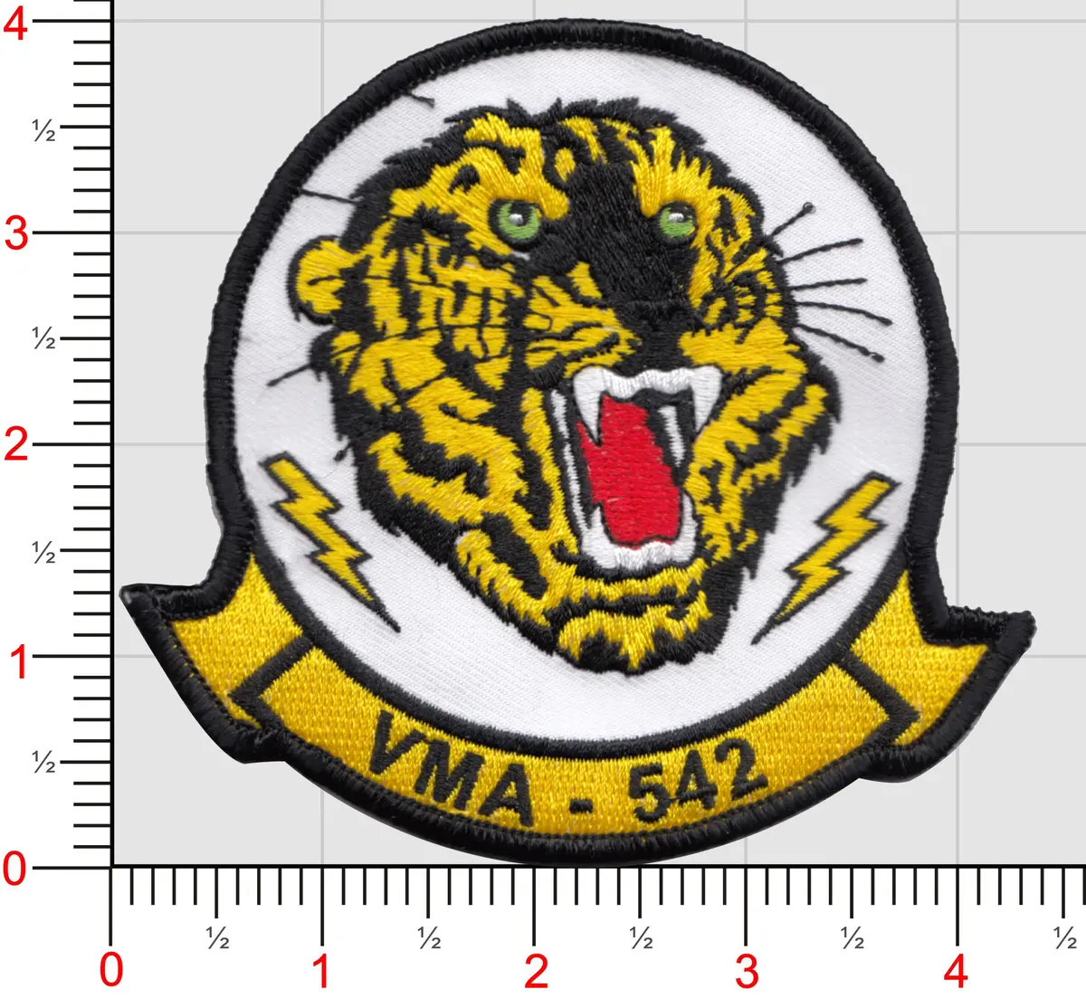 Officially Licensed Usmc Vma-542 Tigers Patch 1