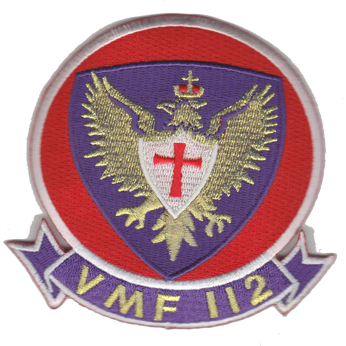 Officially Licensed Usmc Vmf-112 Cowboys (Crusader Patch) 1