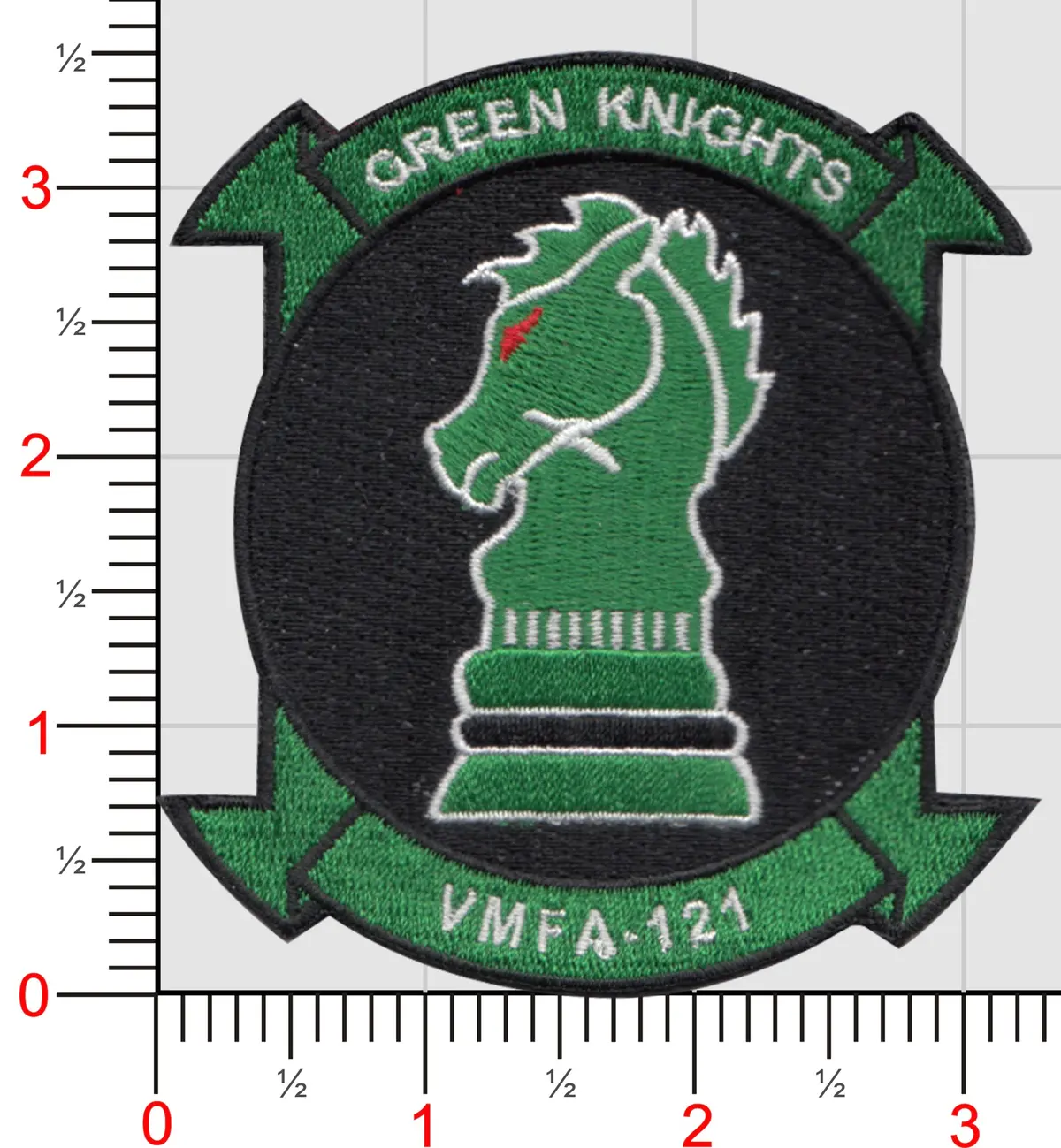 Officially Licensed Usmc Vmfa-121  Green Knights Squadron 2023 Patch 1