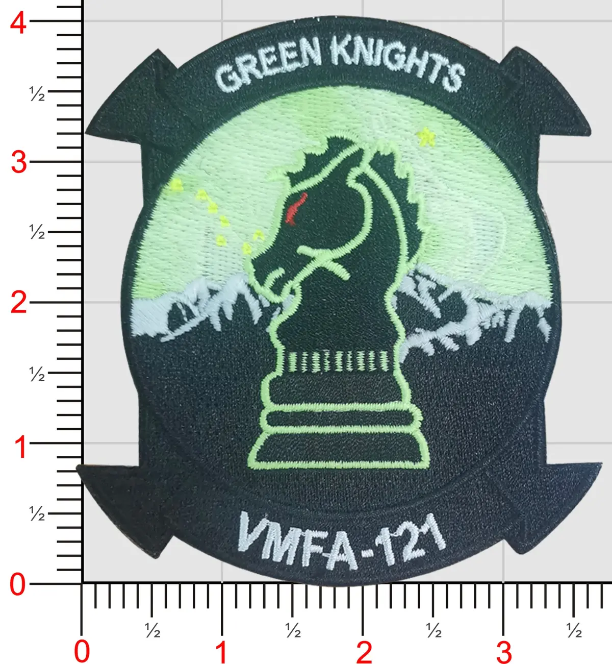 Official Vmfa-121 Green Knights Northern Edge Patch 1
