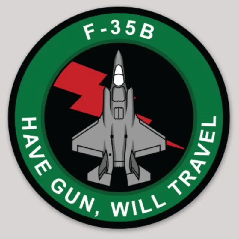 Official Vmfa-121 Green Knights F-35B Sticker 1