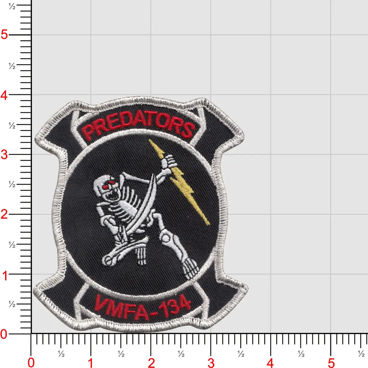 Officially Licensed Usmc Vmfa-134 Predators Patch 1