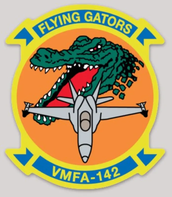 Officially Licensed Usmc Vmfa-142 Gators Sticker 1