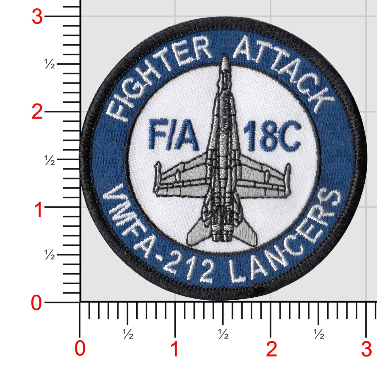 Official Vmfa-212 Lancers F-18 Shoulder Patch 1