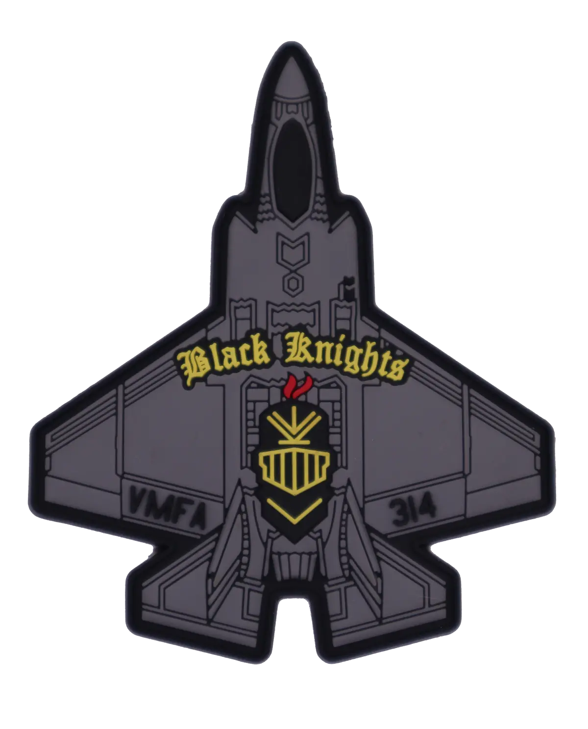 Official Vmfa-314 Black Knights F-35 Shoulder Patch 1
