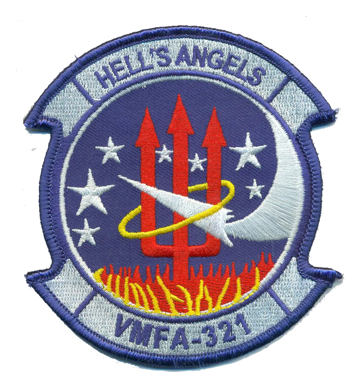 Officially Licensed Usmc Vmfa-321 Hell's Angels Patch 1