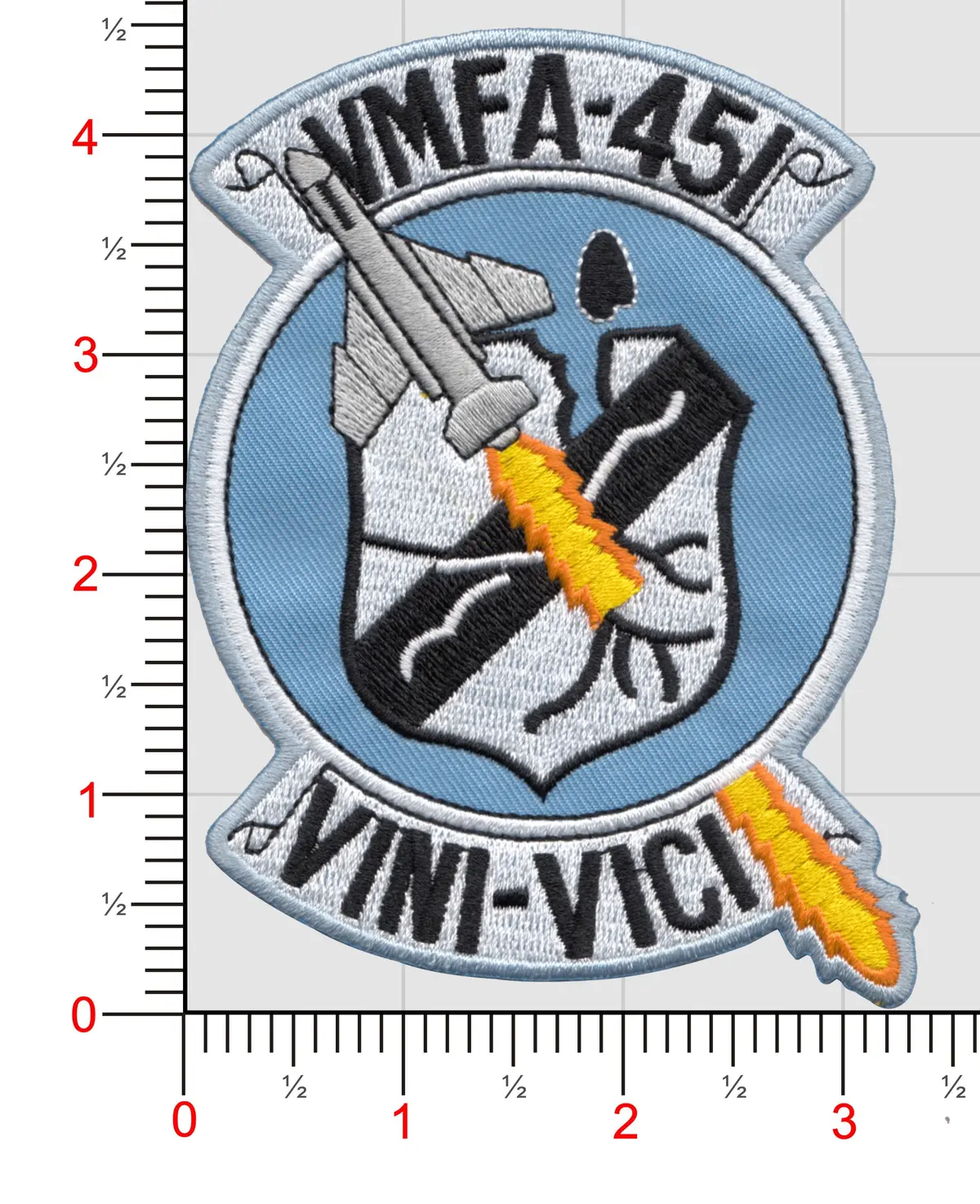 Officially Licensed Usmc Vmfa-451 Warlords F-4 Phantom Patch 1