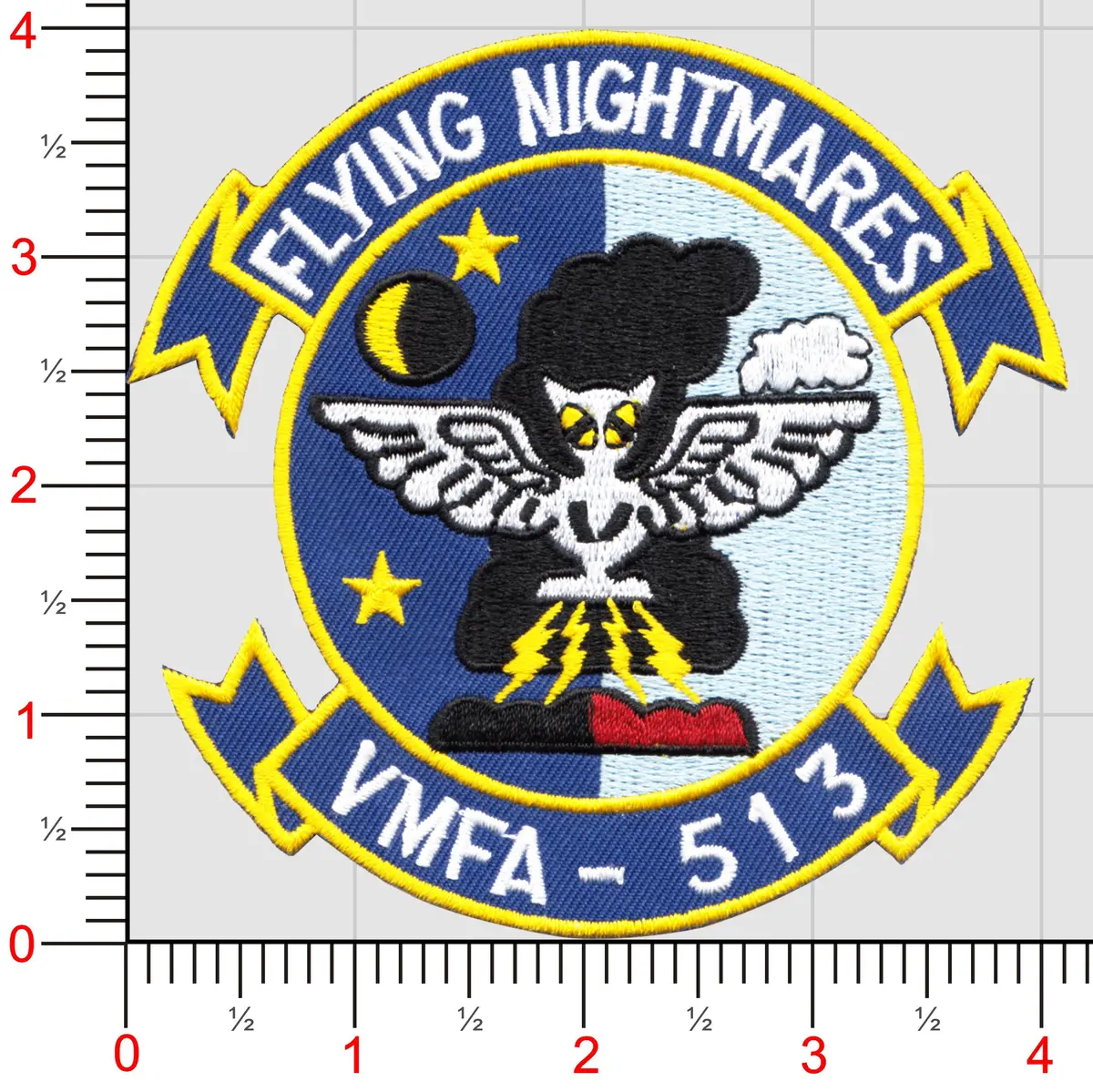 Officially Licensed Usmc Vmfa-513 Flying Nightmares Patch 1