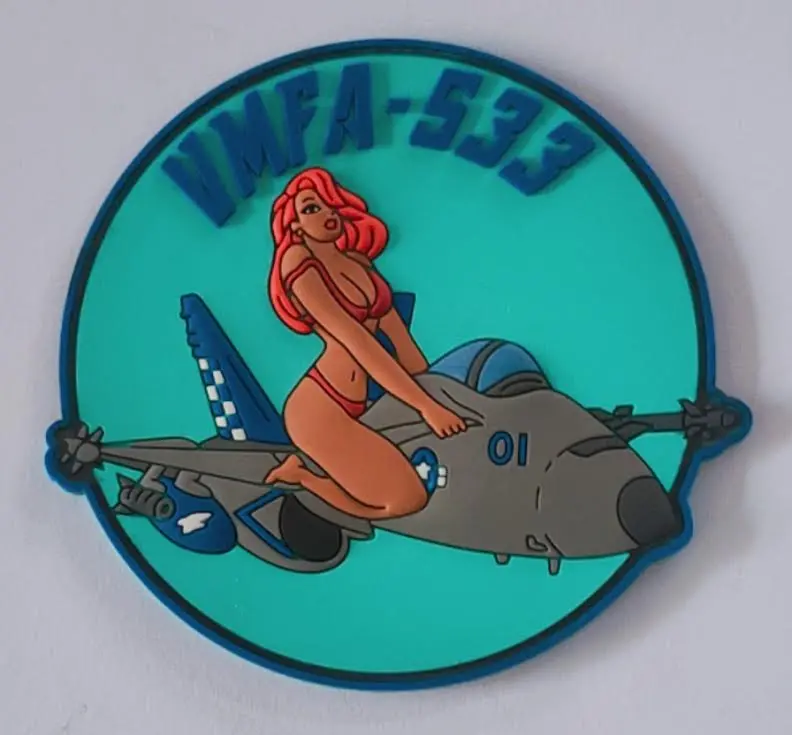 Vmfa-533 Hawks Pvc Patch 1