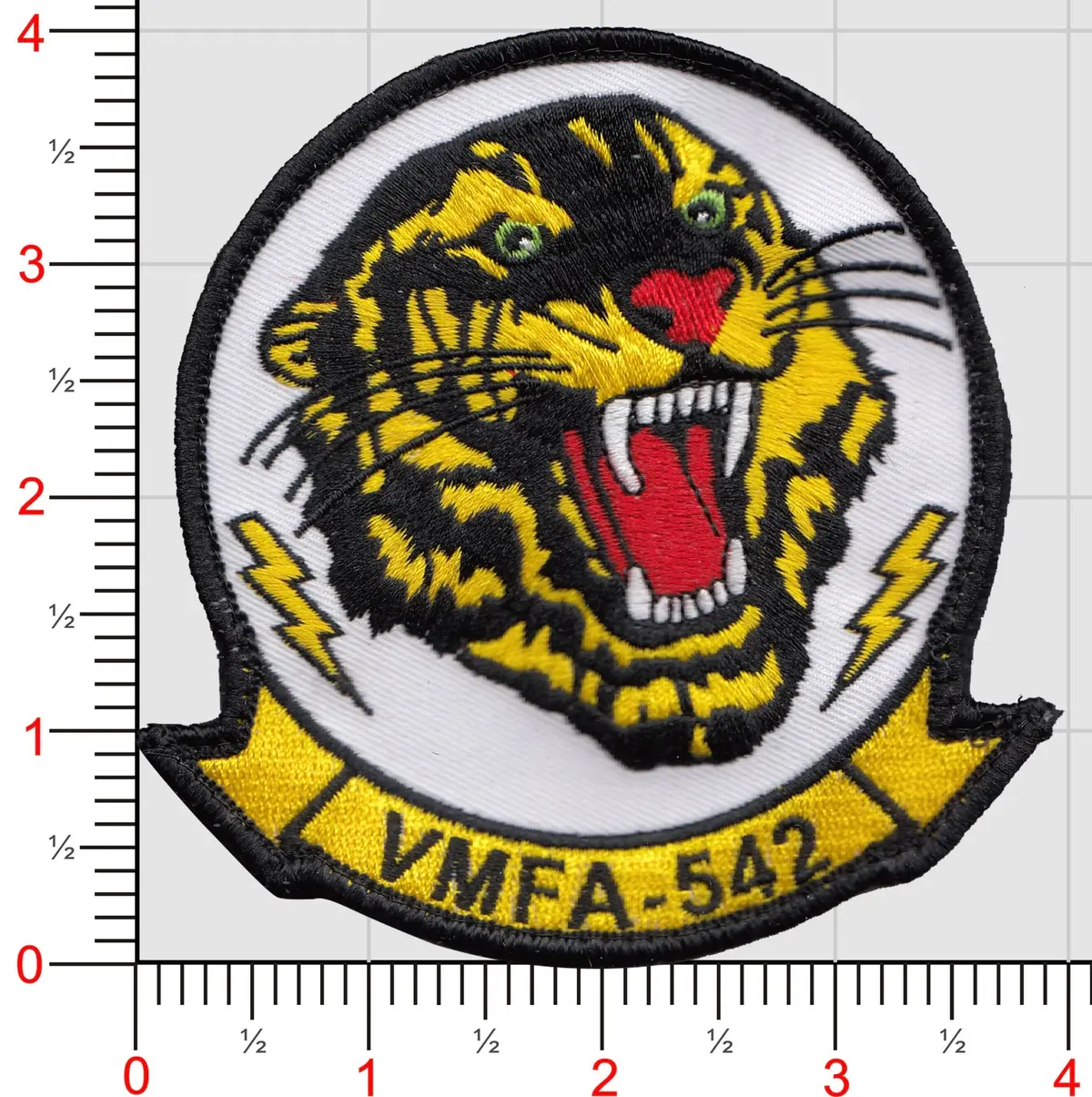 Officially Licensed Usmc Vmfa-542 Tigers Squadron Patch 1