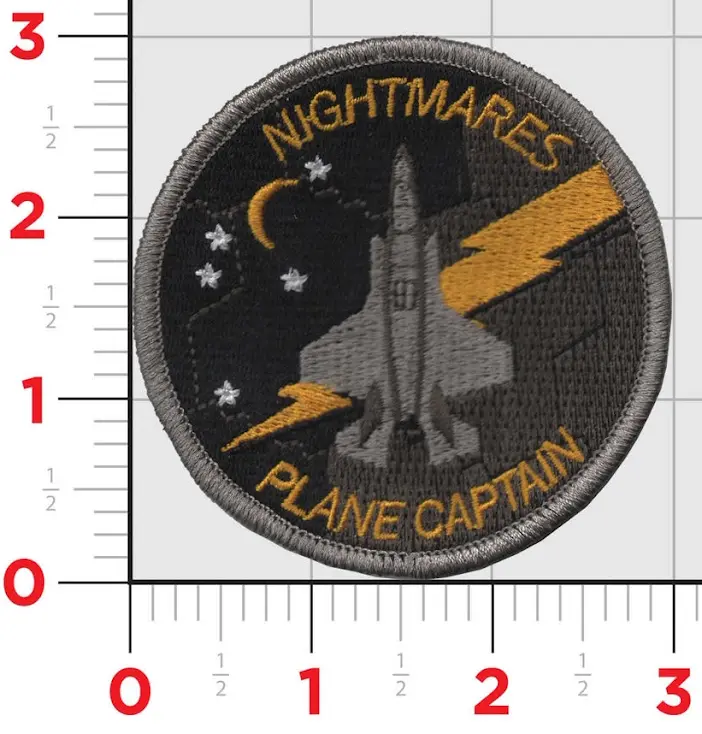 Official Vmfat-502 Nightmares Plane Captain Patch 1