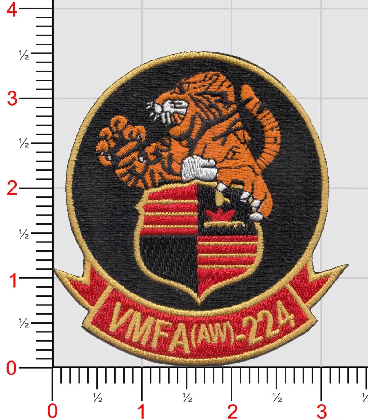 Officially Licensed Usmc Vmfa(Aw)-224 Bengals Squadron Patch 1
