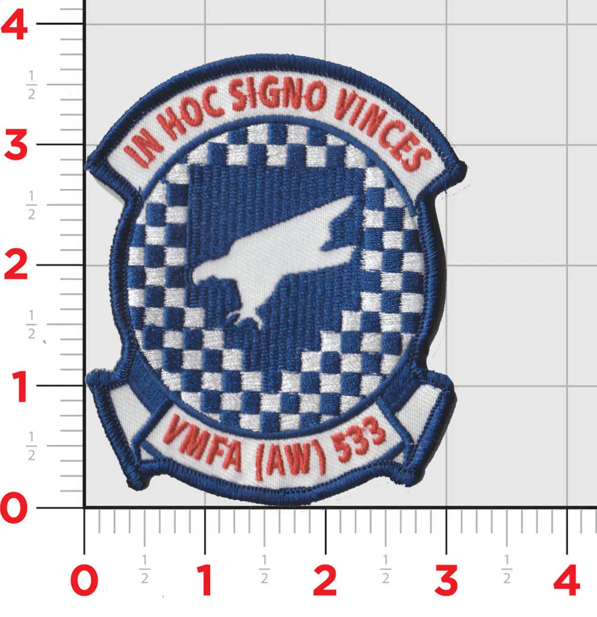 Officially Licensed Usmc Vmfa(Aw)-533 Hawks Squadron Patches 1