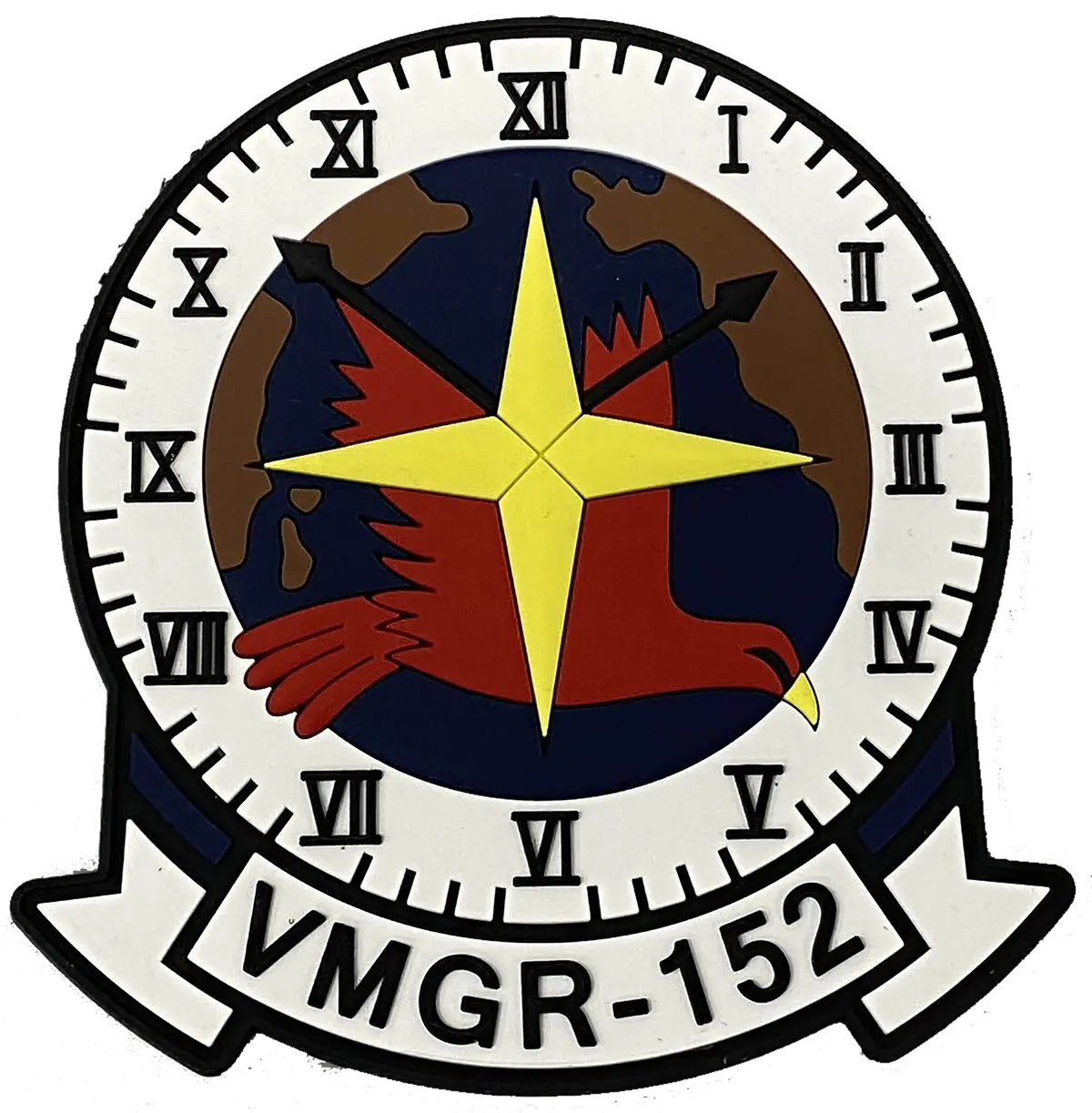 Officially Licensed Usmc Vmgr-152 Sumos Pvc Squadron Patch 1