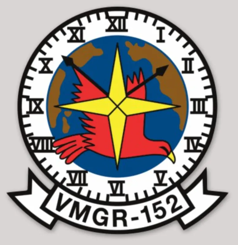 Officially Licensed Usmc Vmgr-152 Sumos Squadron Sticker 1