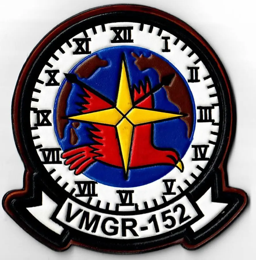 Officially Licensed Usmc Vmgr-152 Sumos Leather Chest Patch 1